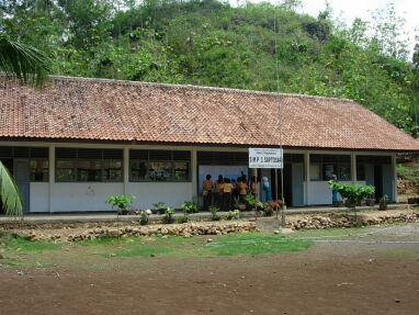schoolklassen in het bestaande gebouw